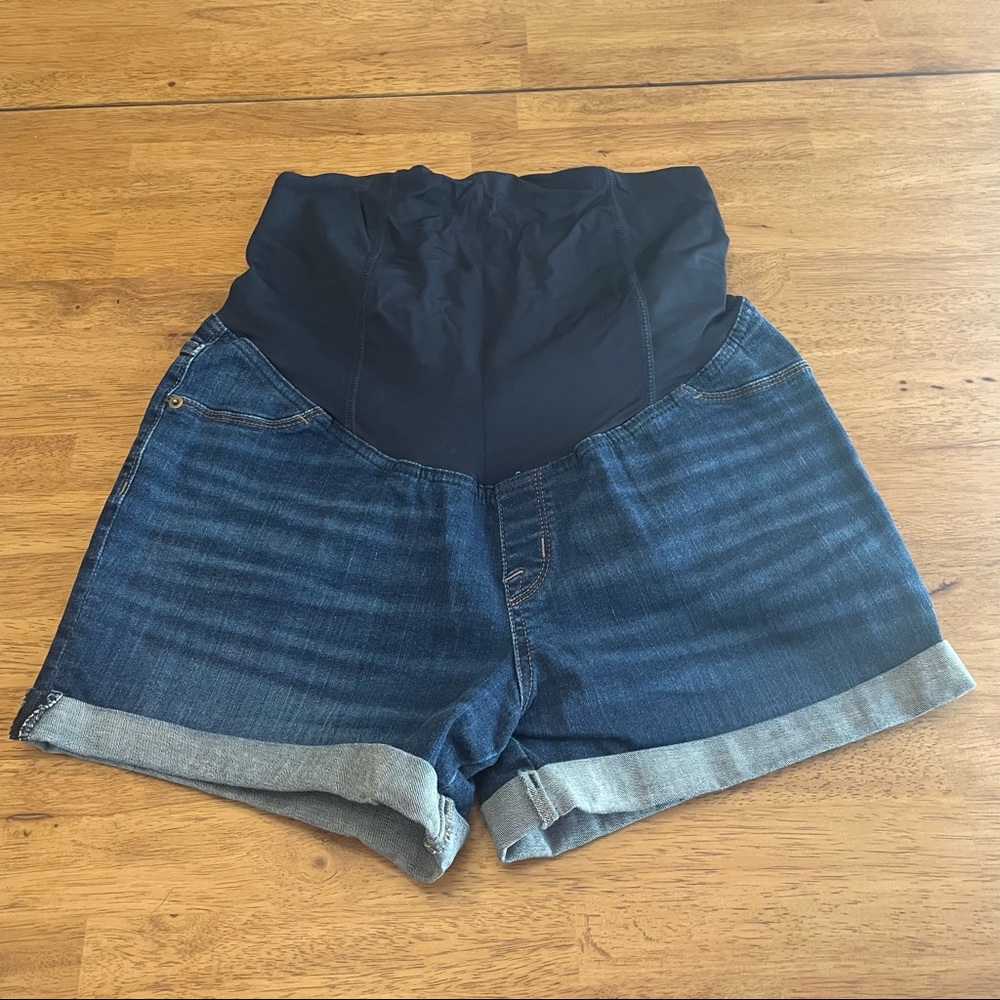 Isabel Maternity by Ingrid & Isabel Blue Jean Shorts